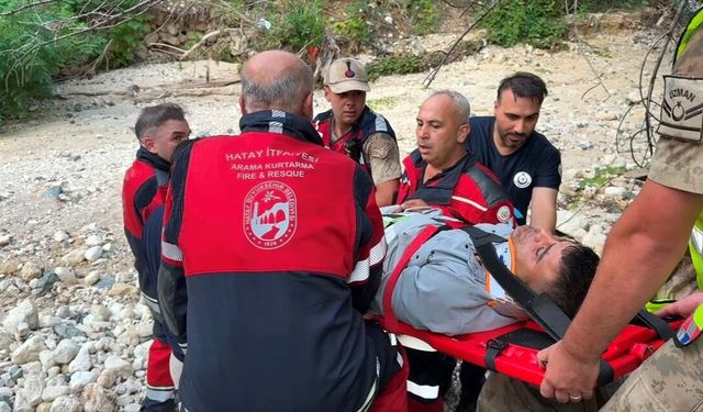 Hatay'da kayıp olarak aranan kişi ormanlık alanda baygın halde bulundu