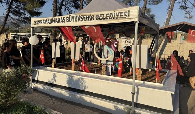 Kahramanmaraş'ta okula silahlı saldırıda ölen öğrenci doğum gününde anıldı