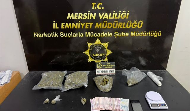 Mersin'de uyuşturucu operasyonunda yakalanan 4 zanlı tutuklandı