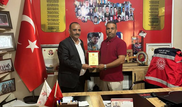 MHP Ceylanpınar Teşkilatından Şehit Gazi Birlik-Sen’e Ziyaret