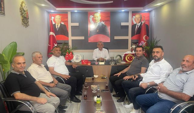 MHP Dörtyol İlçe Başkanlığı’na ziyaret! İl yöneticilerinden anlamlı buluşma