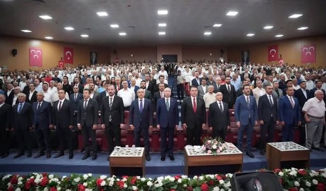 MHP Osmaniye İl Kongresi Gerçekleştirildi: Yusuf Çomu Yeniden İl Başkanı