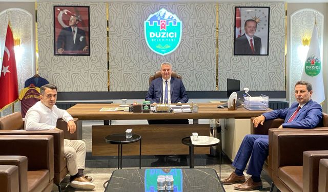 Başkan İba Eğitim Müfettişlerini Belediyede Ağırladı