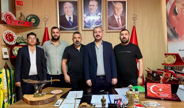 Osmaniye’de Yener Tuncer’e İş İnsanlarından Ziyaret