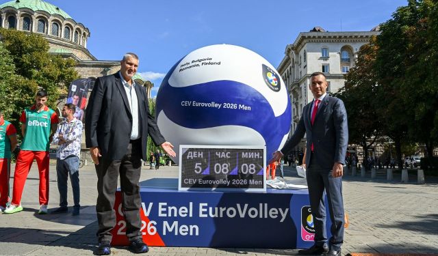 Sofya’da EuroVolley 2026 İçin Geri Sayım Başladı