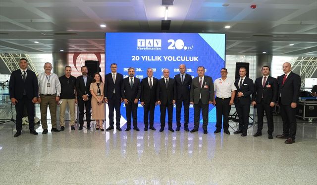 TAV Havalimanları İzmir'de 20. yılını kutluyor
