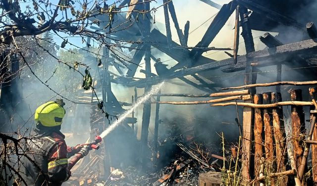 Toroslar ilçesinde müstakil evde çıkan yangın söndürüldü
