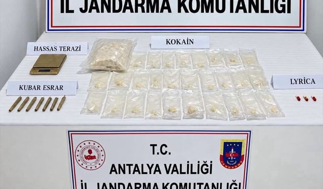 Antalya'da uyuşturucu operasyonunda zanlı tutuklandı