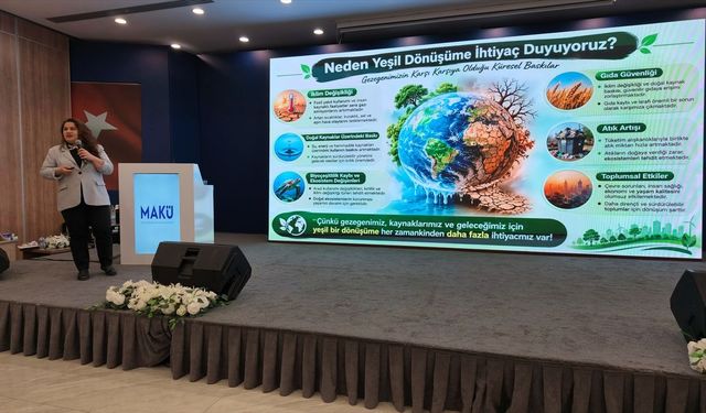 Burdur'da COP31 Yolunda Yeşil Dönüşüm Paneli ve Gençlik Çalıştayı düzenlendi