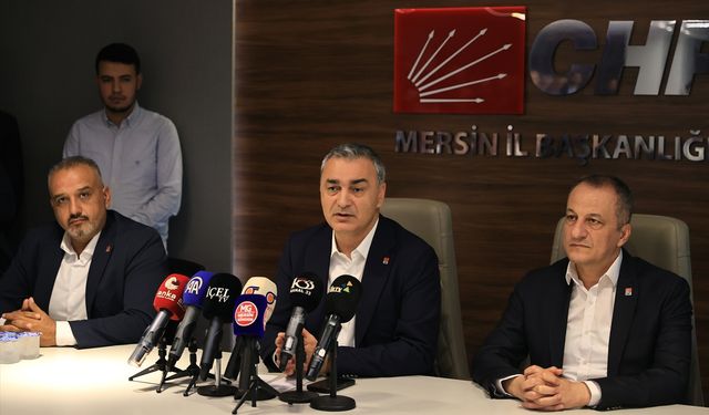 CHP Genel Başkan Yardımcısı ve Parti Sözcüsü Müslim Sarı, Mersin'de konuştu: