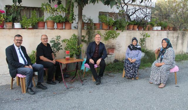 Hatay Erzin Kaymakamı Akpınar’dan Muhtar Dalkılıç’a Ziyaret