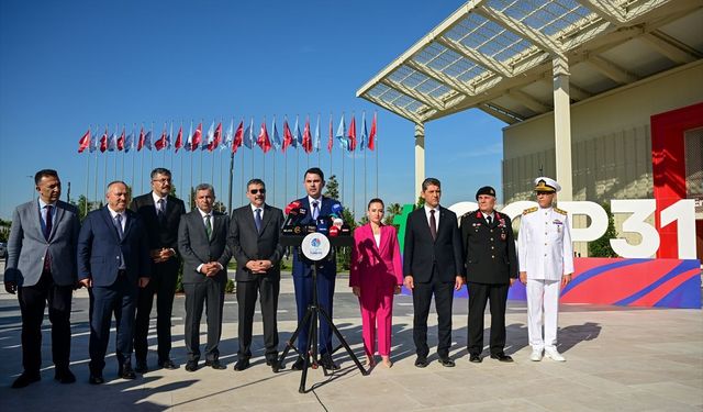 İçişleri Bakanı Çiftçi, Antalya'da COP31 alanında incelemelerde bulundu: