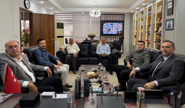 Kadirli'de Müdür Dağlı'dan Mehmethan Yüksel'e Ziyaret
