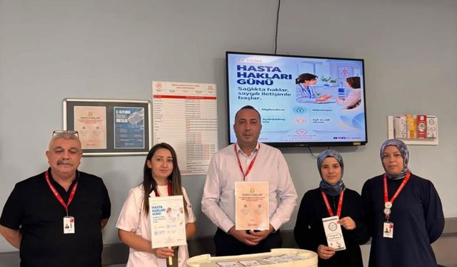 Osmaniye Bahçe'de Hasta Hakları İçin Bilgilendirme