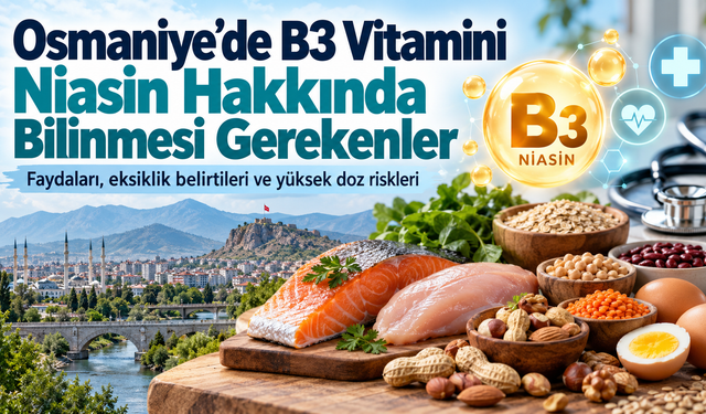 Osmaniye’de B3 Vitamini Niasin Hakkında Bilinmesi Gerekenler