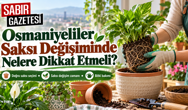 Osmaniyeliler Saksı Değişiminde Nelere Dikkat Etmeli?