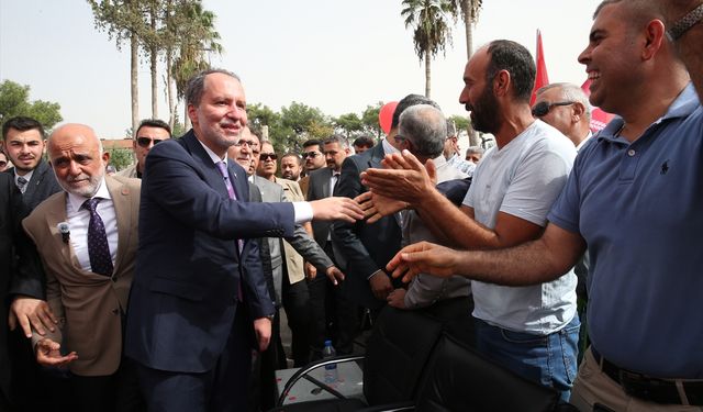Yeniden Refah Partisi Genel Başkanı Fatih Erbakan Hatay'da konuştu: