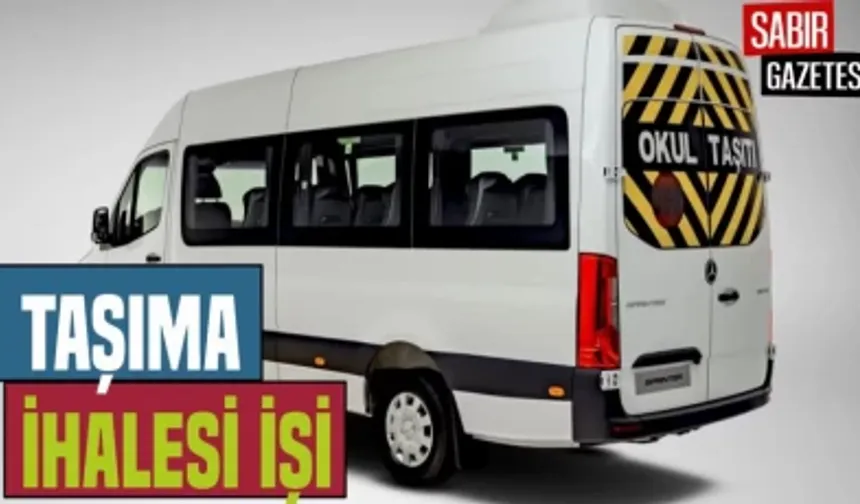 ARAÇ KİRALAMA HİZMETİ ALINACAK ÖĞRENCİ TAŞIMA HİZMETİ İHALE İLANI