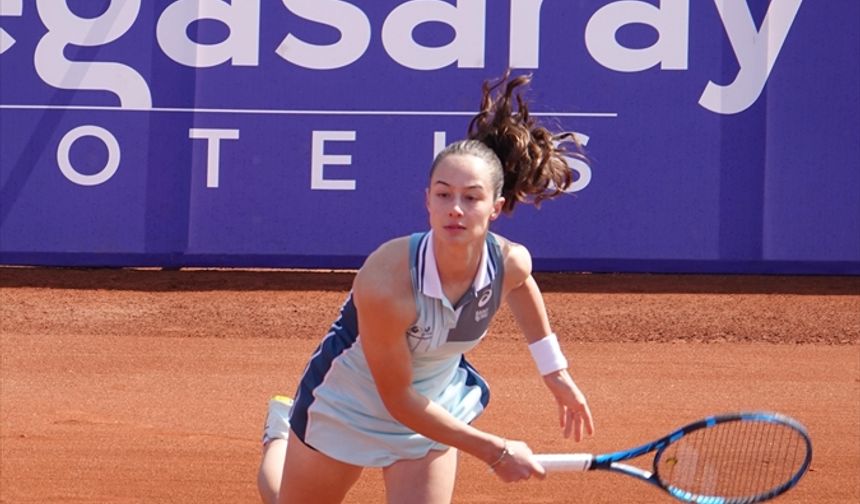 Milli tenisçi Zeynep Sönmez, Megasaray Hotels Açık'ta ikinci tura çıktı