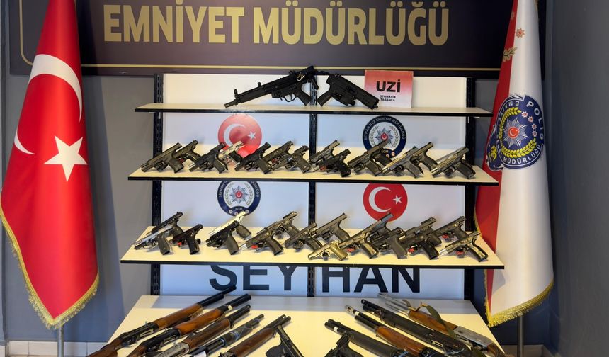 Adana'da asayiş uygulamalarında yakalanan 55 zanlı tutuklandı