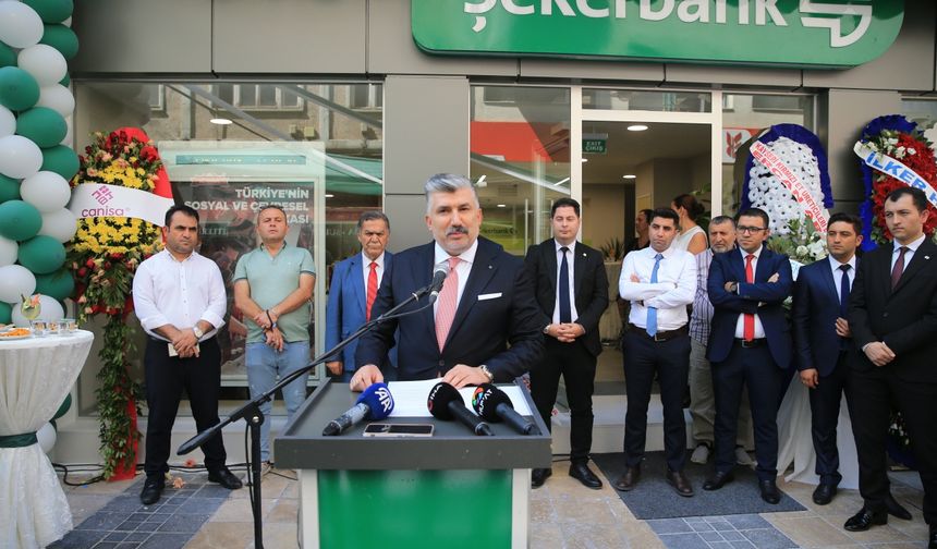 Kayseri'de Şekerbank'ın yeni şubesi hizmete açıldı