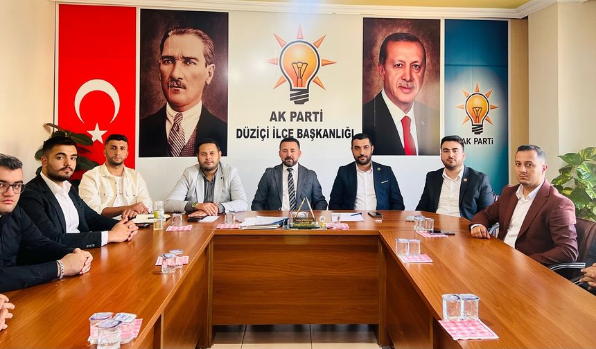 Düziçi AK Parti’de Gençlik Kolları Seçim Süreci Başladı