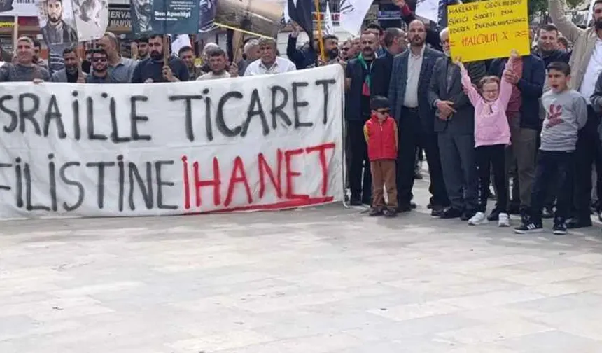 Şanlıurfa ve çevre illerde İsrail'in Filistin'e yönelik saldırıları protesto edildi