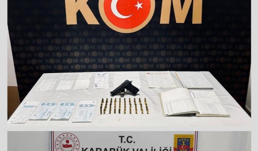 Karabük’te tefecilik operasyonu: 2 tutuklama