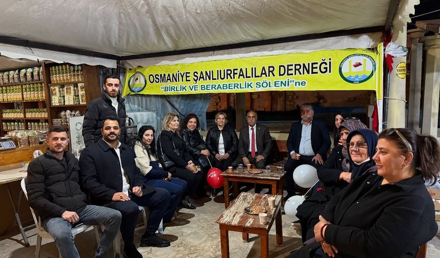 Osmaniye Şanlıurfalılar Derneği’nden Ramazan Çarşısı’nda Buluşma