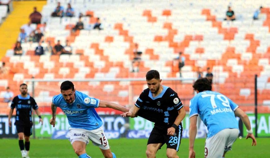 Trendyol Süper Lig: Adana Demirspor: 0 - Trabzonspor: 1 (Maç sonucu)