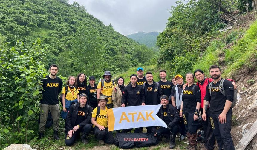 Giresun’da  Gönüllüler  Arama Kurtarma Sınavını Geçti