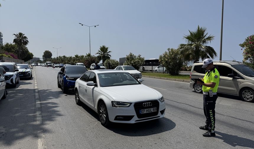 Alanya'da Kurban Bayramı öncesi trafik denetimleri artırıldı