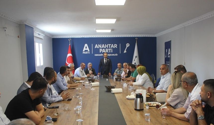 Anahtar Parti Osmaniye Basınıyla Buluştu