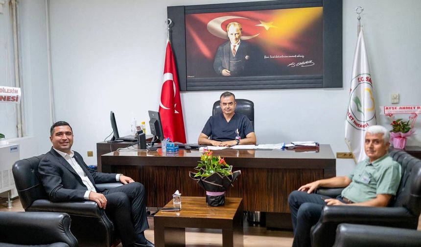 Başkan Olcar’dan Başhekim Özdoğan’a Hayırlı Olsun Ziyareti