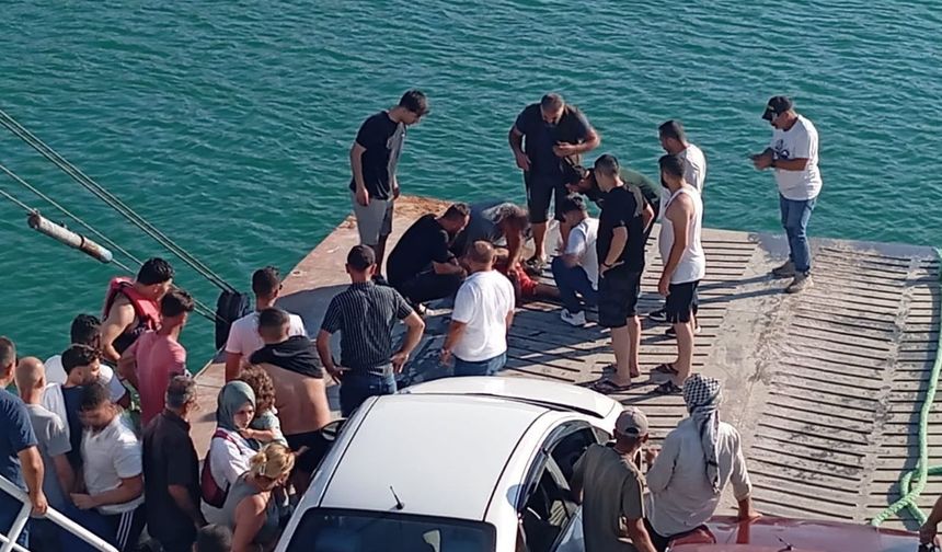 Feribotta Panik! Yolcu Göle Atladı