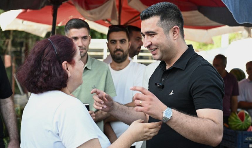 Başkan Olcar, Pazartesi Pazarı’nda Esnafla Buluştu