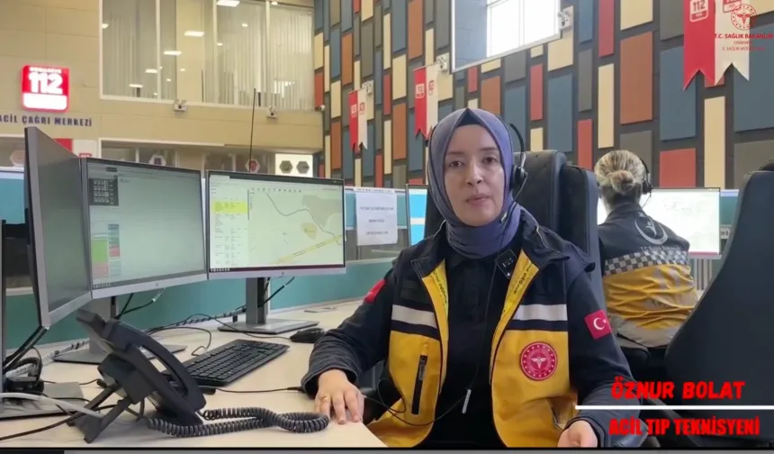 Osmaniye’de 112 Personelinden Kahramanlık