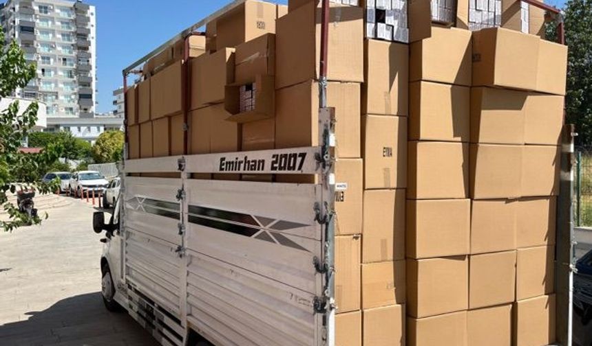 Adana'da 7 milyon 910 bin kaçak makaron ele geçirildi