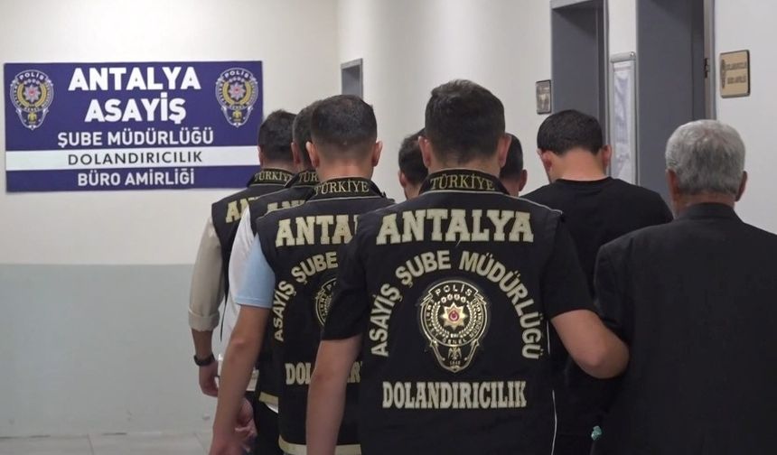 Antalya'da telefonla dolandırıcılık yaptığı iddiasıyla 3 zanlı tutuklandı