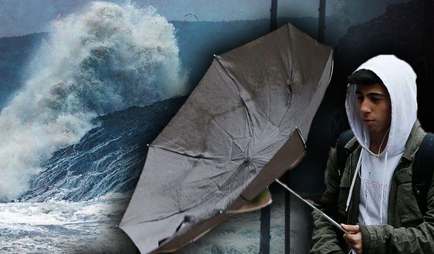 Pazar Gününe Kadar Sürecek! İstanbul'da Kuvvetli Rüzgar Alarmı