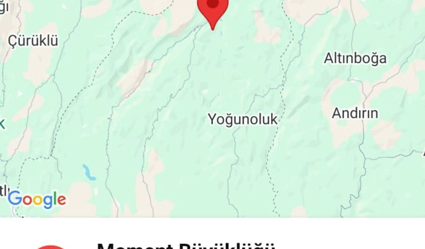 Osmaniye’de 4.1 Büyüklüğünde Deprem