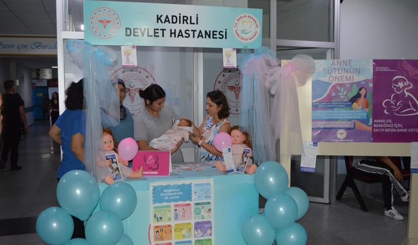 Osmaniye’de Emzirme Haftası Etkinliklerle Kutlandı