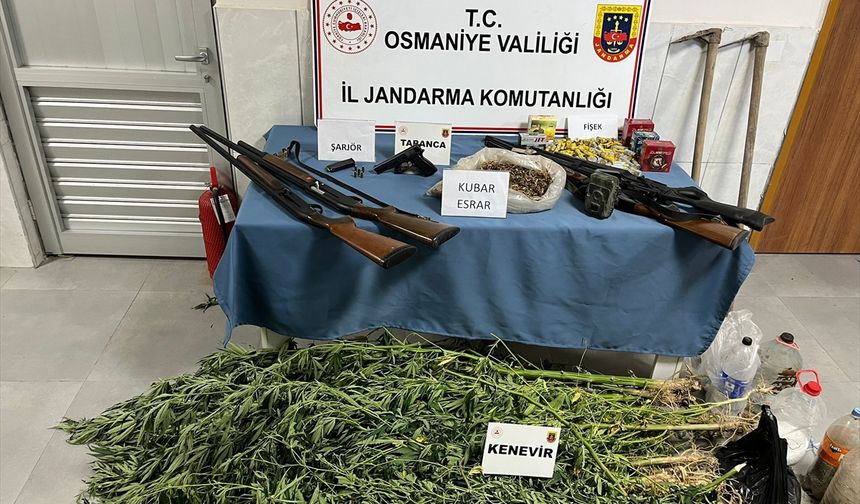 Osmaniye'de uyuşturucu operasyonunda 1 şüpheli yakalandı