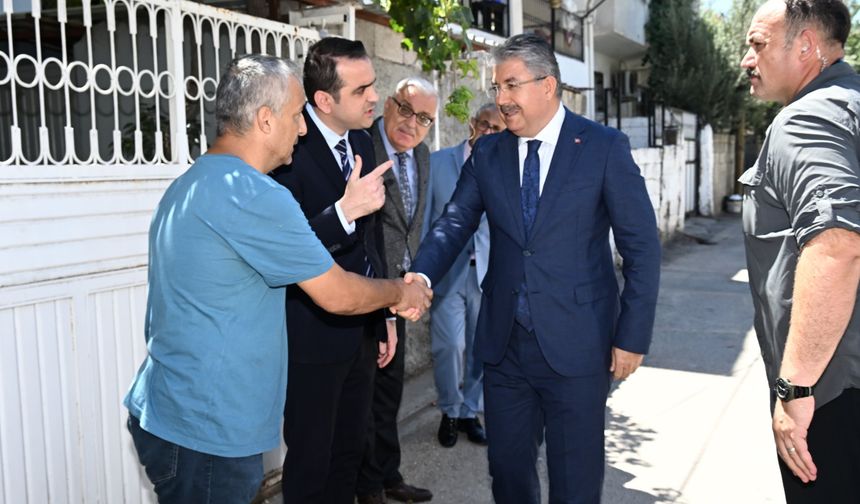 Vali Yılmaz’dan İki Çocuklu Aileye Ziyaret