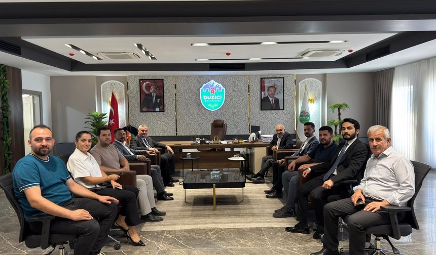 Düziçi Belediye Başkanı İba, Eski Milletvekili Kastal ve AK Parti Heyetini Ağırladı