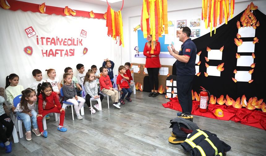 Kırklareli’nde Miniklere İtfaiye Eğitimi Verildi
