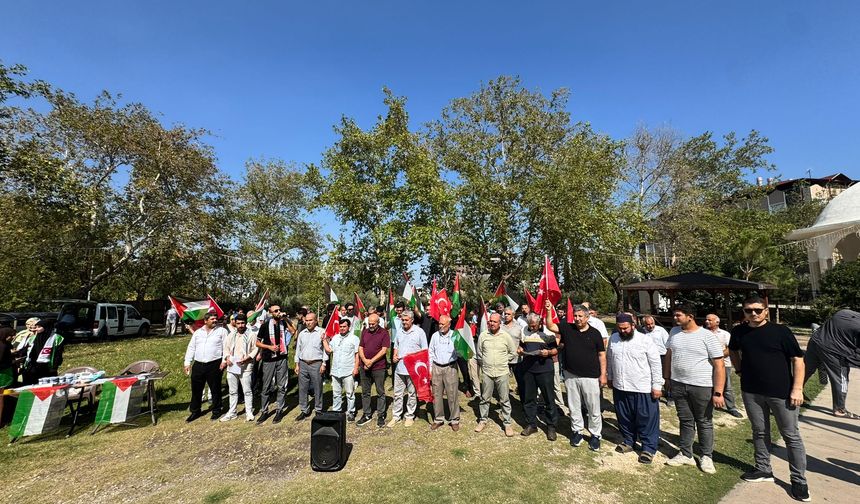 Osmaniye’de Filistin’e Destek Çağrısı