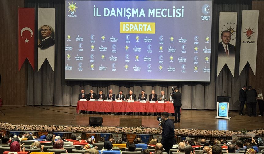 AK Parti Genel Başkan Yardımcısı Büyükgümüş, Isparta İl Danışma Meclisi Toplantısı'nda konuştu: