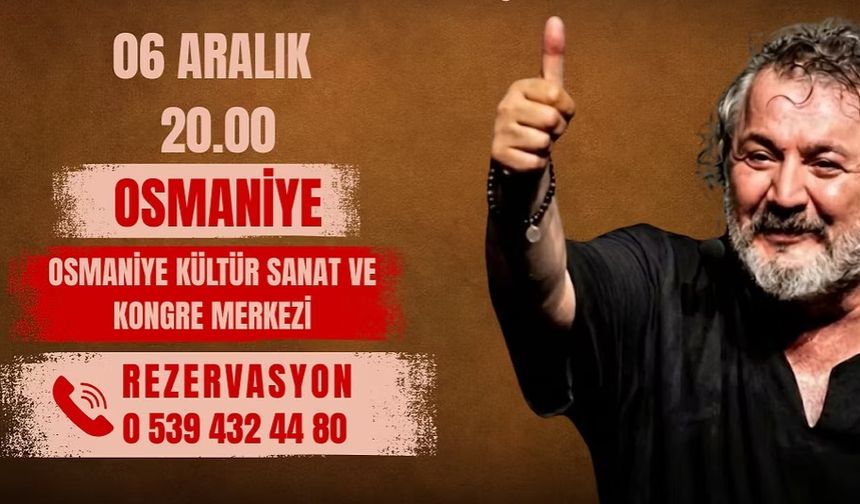 Müfit Can Saçıntı Osmaniye’de “Bir 80’ler Hikayesi” ile Sahneye Çıkıyor