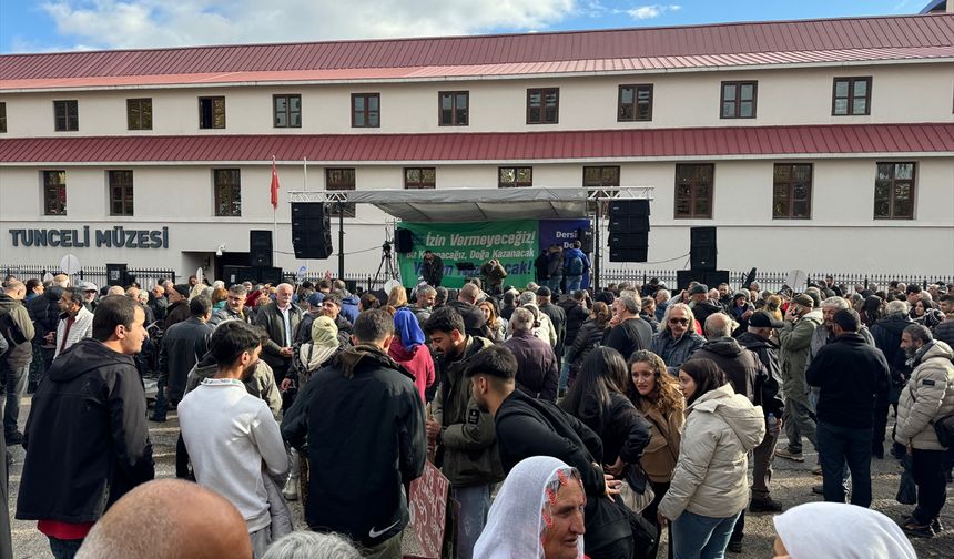 Tunceli'de doğa ve yaşam mitingi düzenlendi